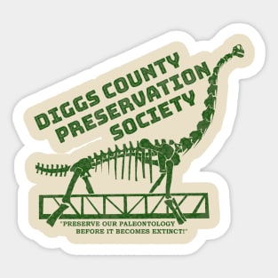 Diggs County Preservation Society Sticker